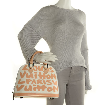 Louis Vuitton Graffiti Alma MM Peach 2 of 7