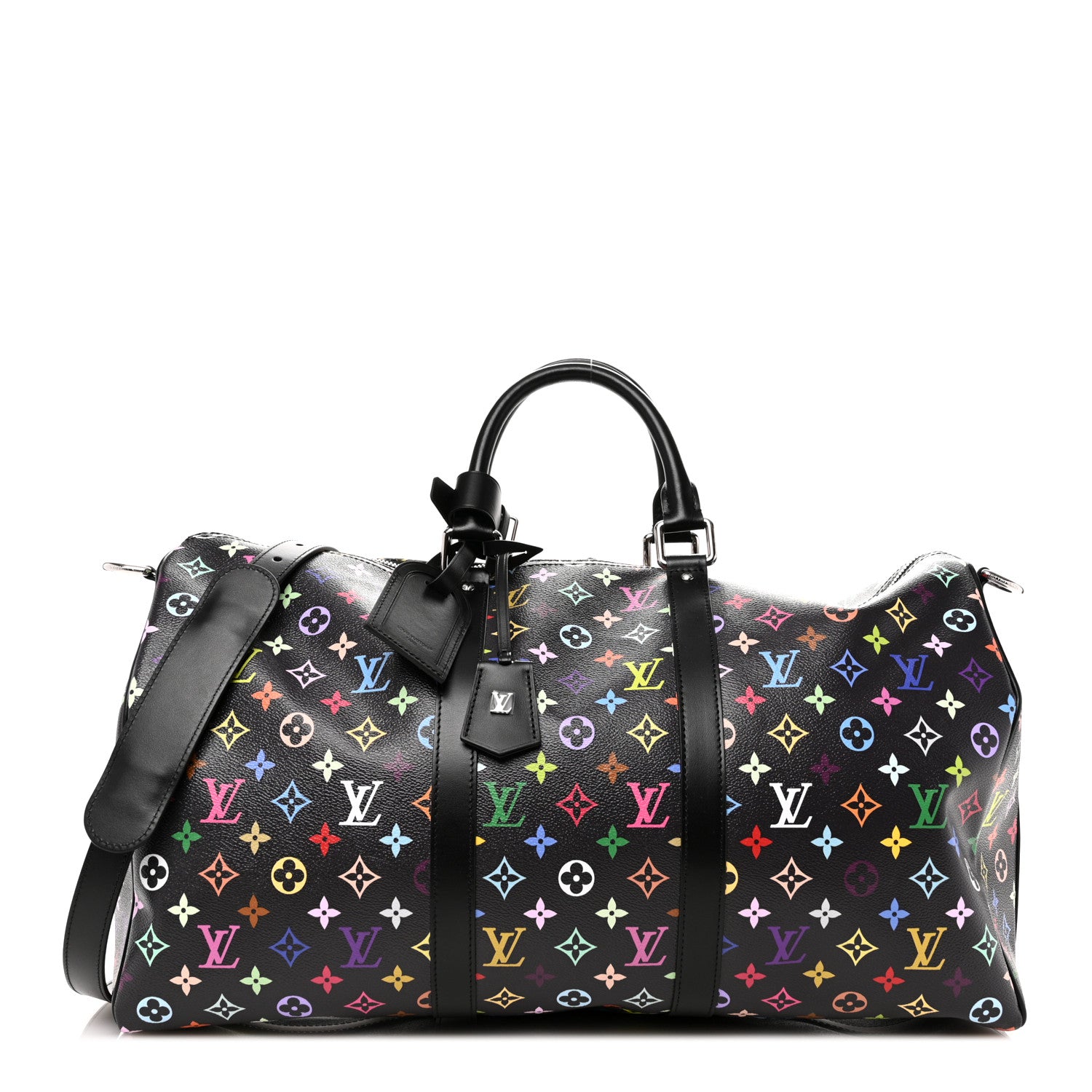 Louis Vuitton LV X TM Monogram Multicolor Keepall Bandouliere 50 Black 1 of 7