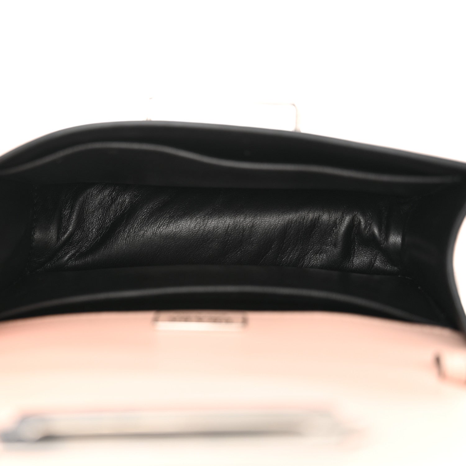 Prada Spazzolato Soft Calf Cahier Chain Wristlet Clutch Pesca 5 of 15