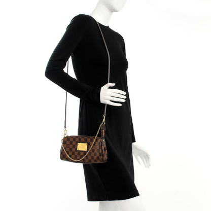 Louis Vuitton Damier Ebene Eva Clutch 2 of 13