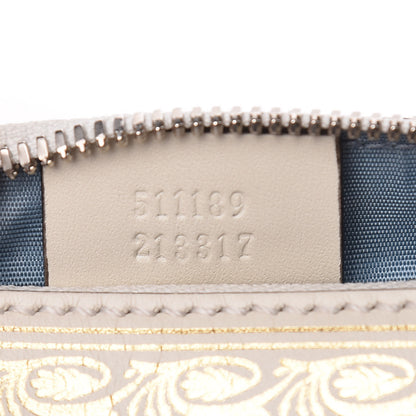 Gucci X SEGA Calfskin GUCCY Stars Mini Dome Shoulder Bag Mystic White Gold 8 of 10