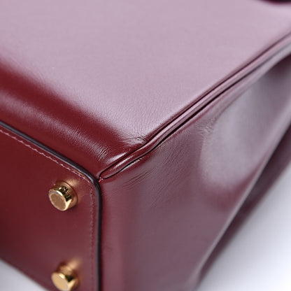 Celine Satinated Calfskin Small 16 Top Handle Bag Light Burgundy 11 of 12