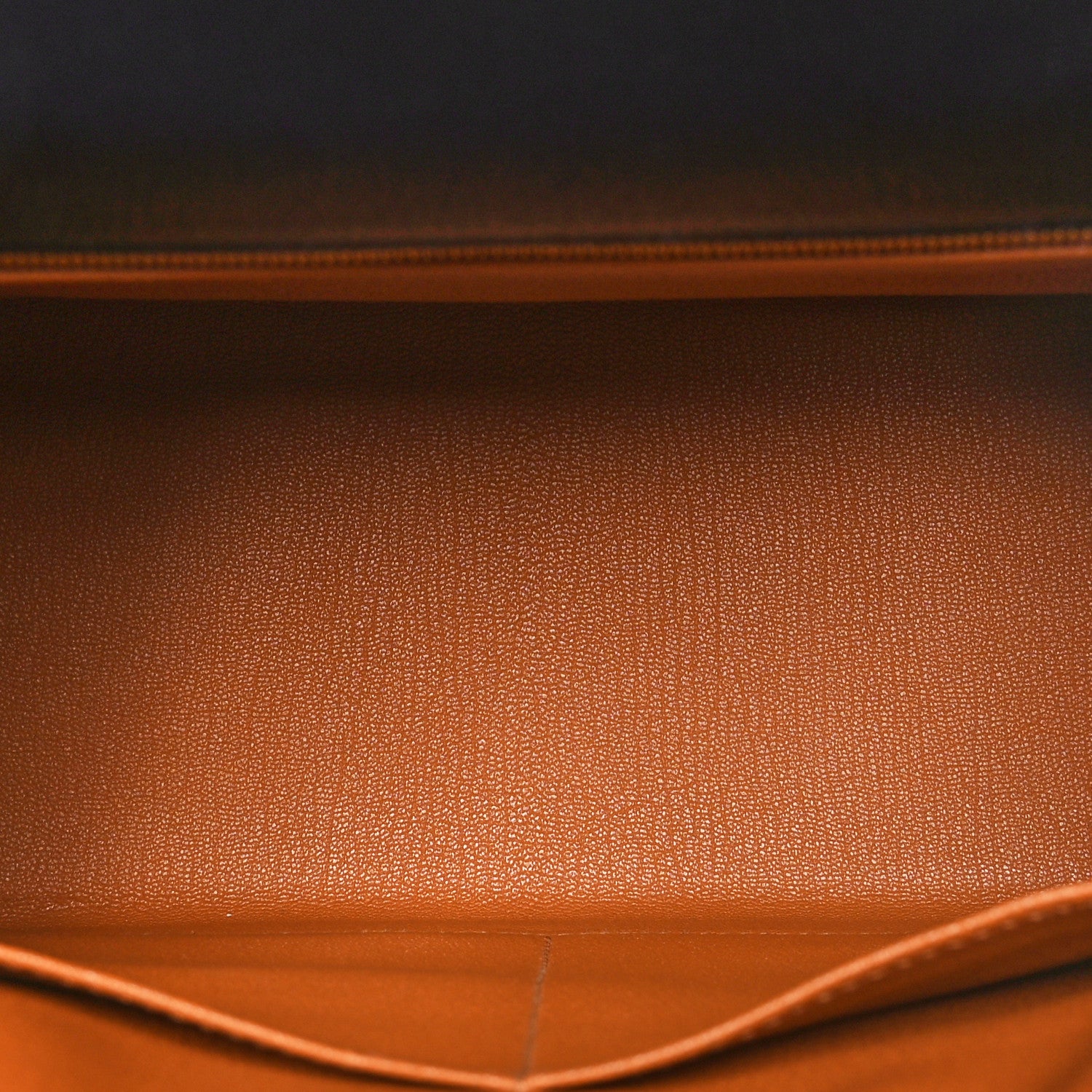 Hermes Chevre Chamkila Horseshoe Kelly Sellier 28 Bleu Indigo 5 of 11