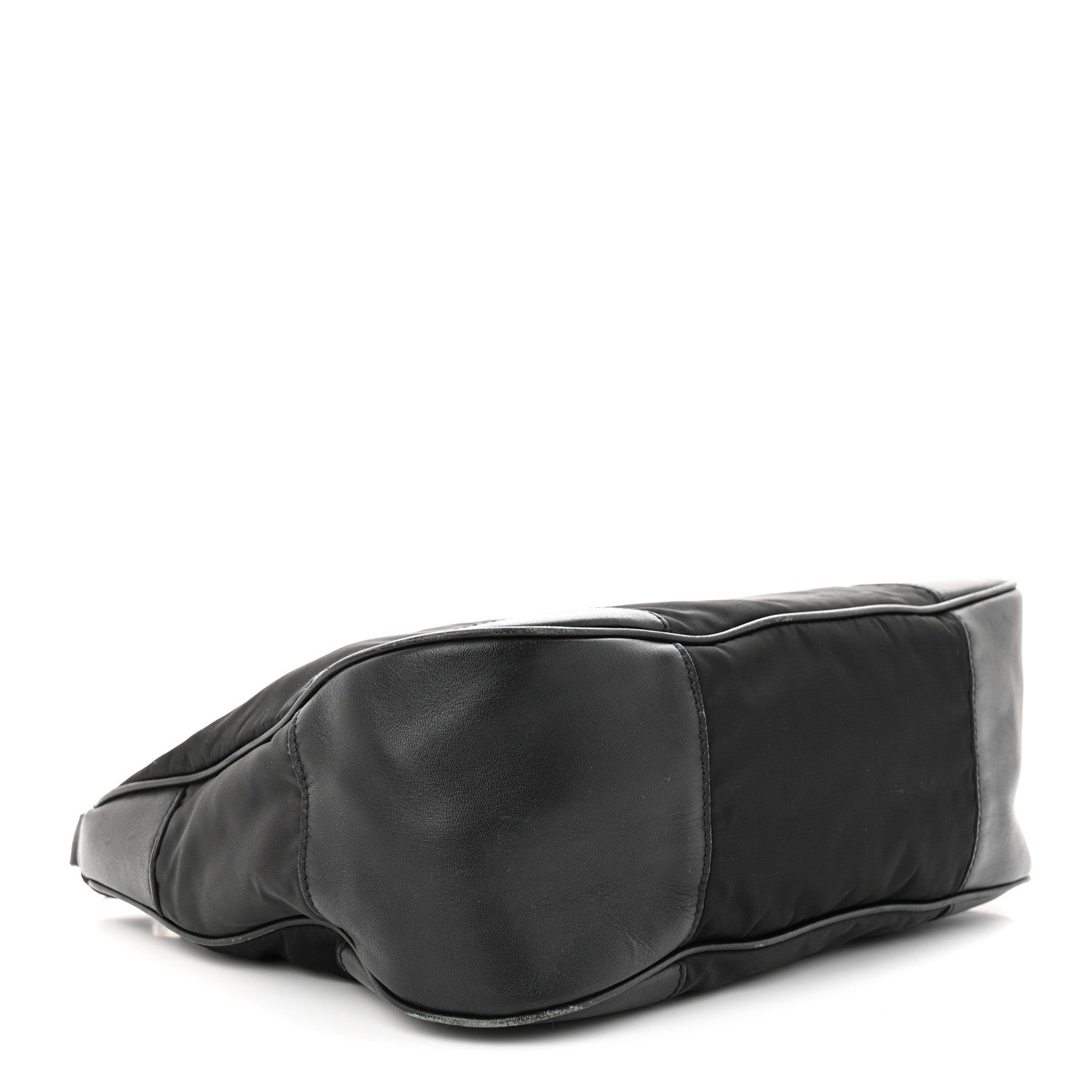 Prada Tessuto Nylon Hobo Black 4 of 13