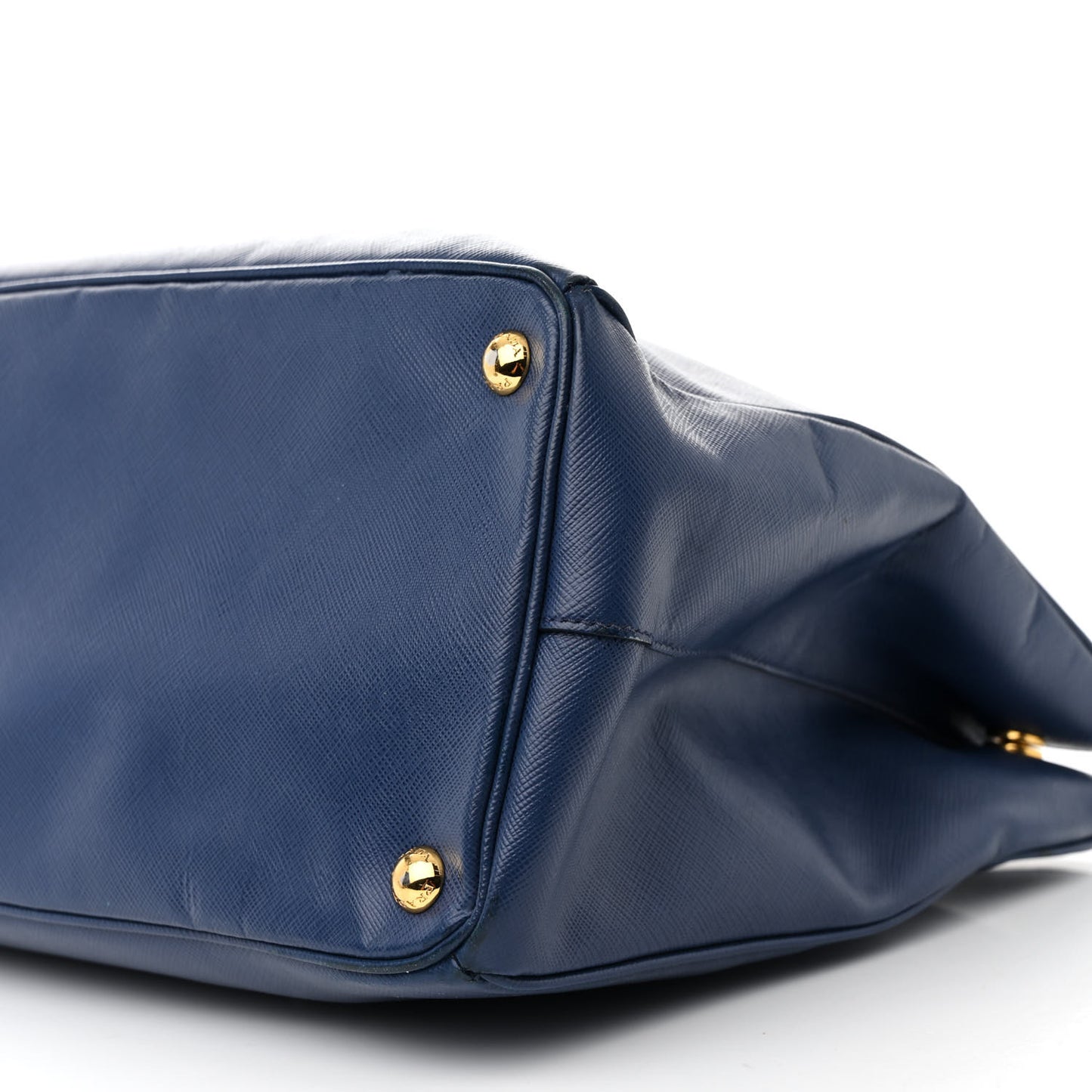 Saffiano Lux Large Galleria Double Zip Tote Bluette