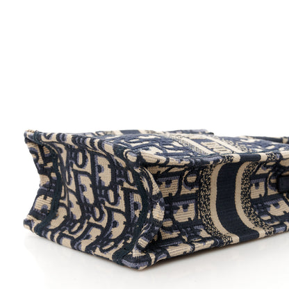 Christian Dior Oblique Mini Book Tote Phone Bag Blue 10 of 10