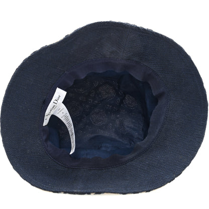 Christian Dior Macrocannage Small Brim D-Bobby Bucket Hat 58 Blue 6 of 7