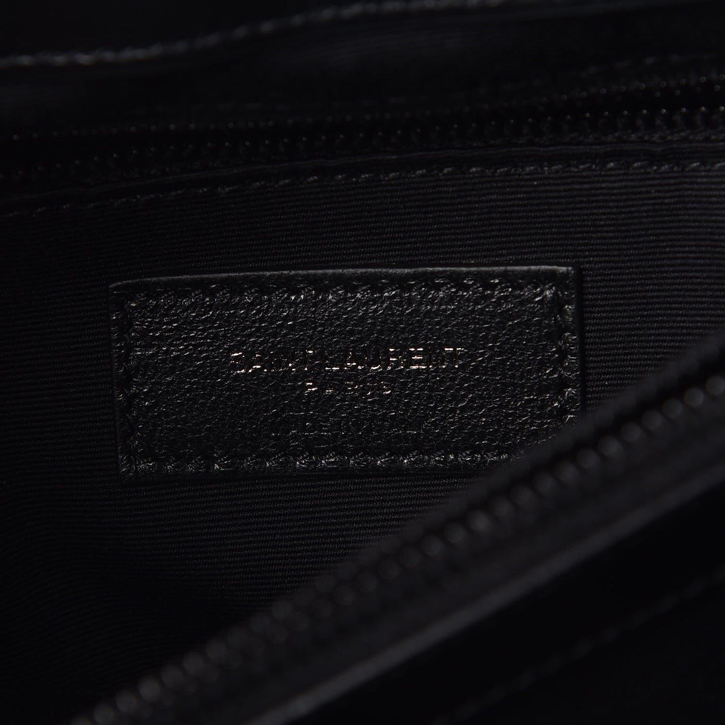 Calfskin Y Quilted Monogram Medium Loulou Chain Satchel Black