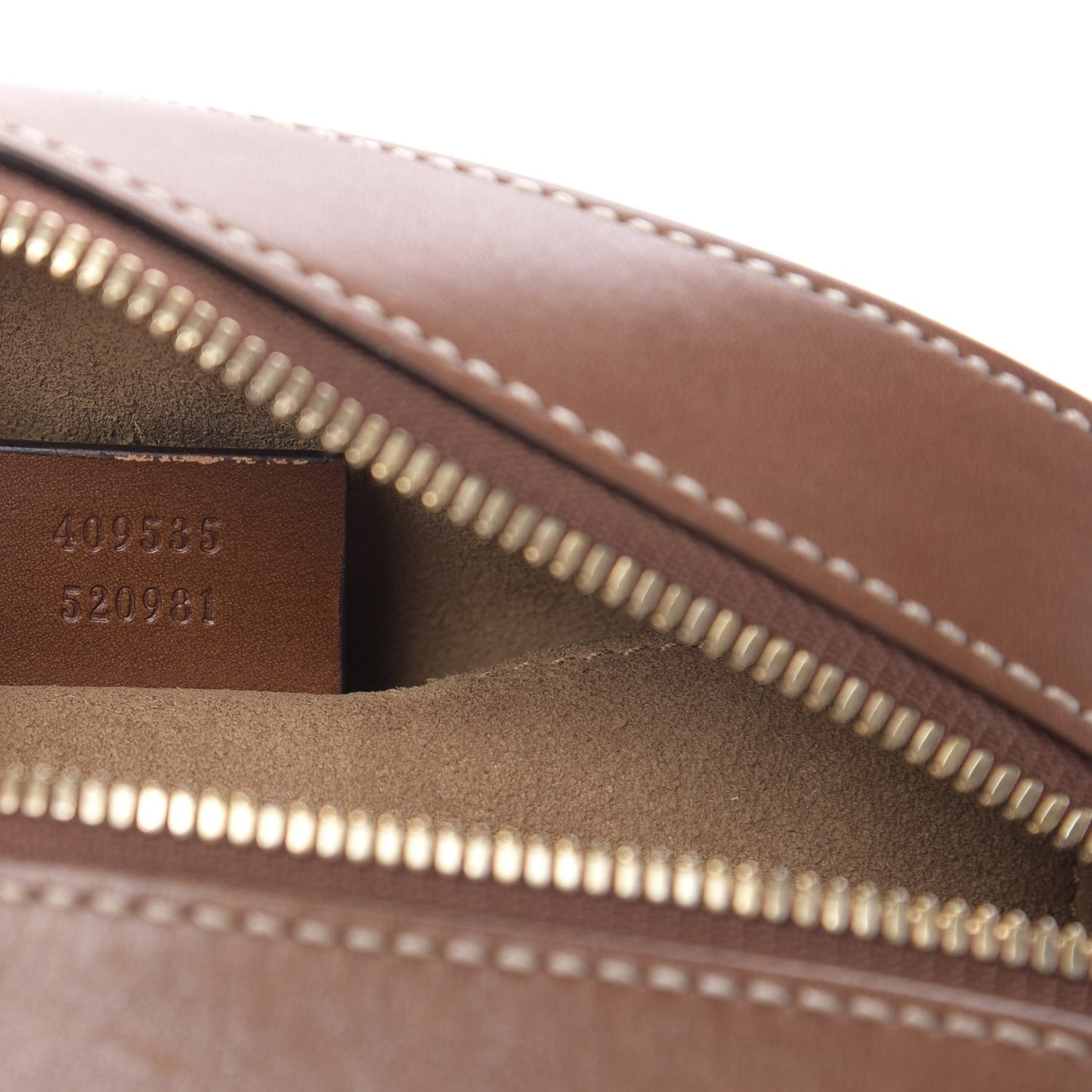 GG Supreme Monogram Cuoio Toscano Mini Chain Shoulder Bag Beige Ebony Cuir