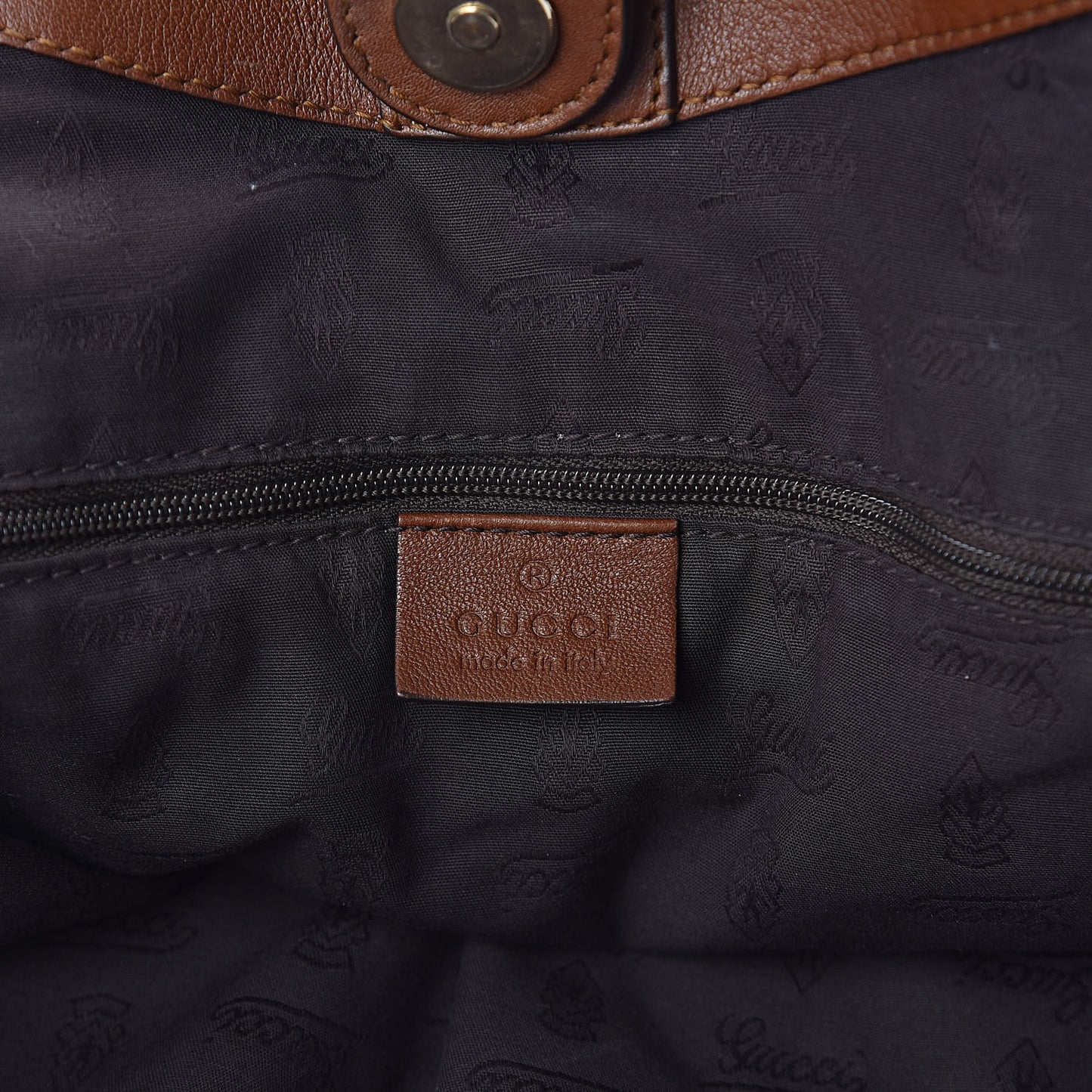 Guccissima Large Sukey Tote Brown