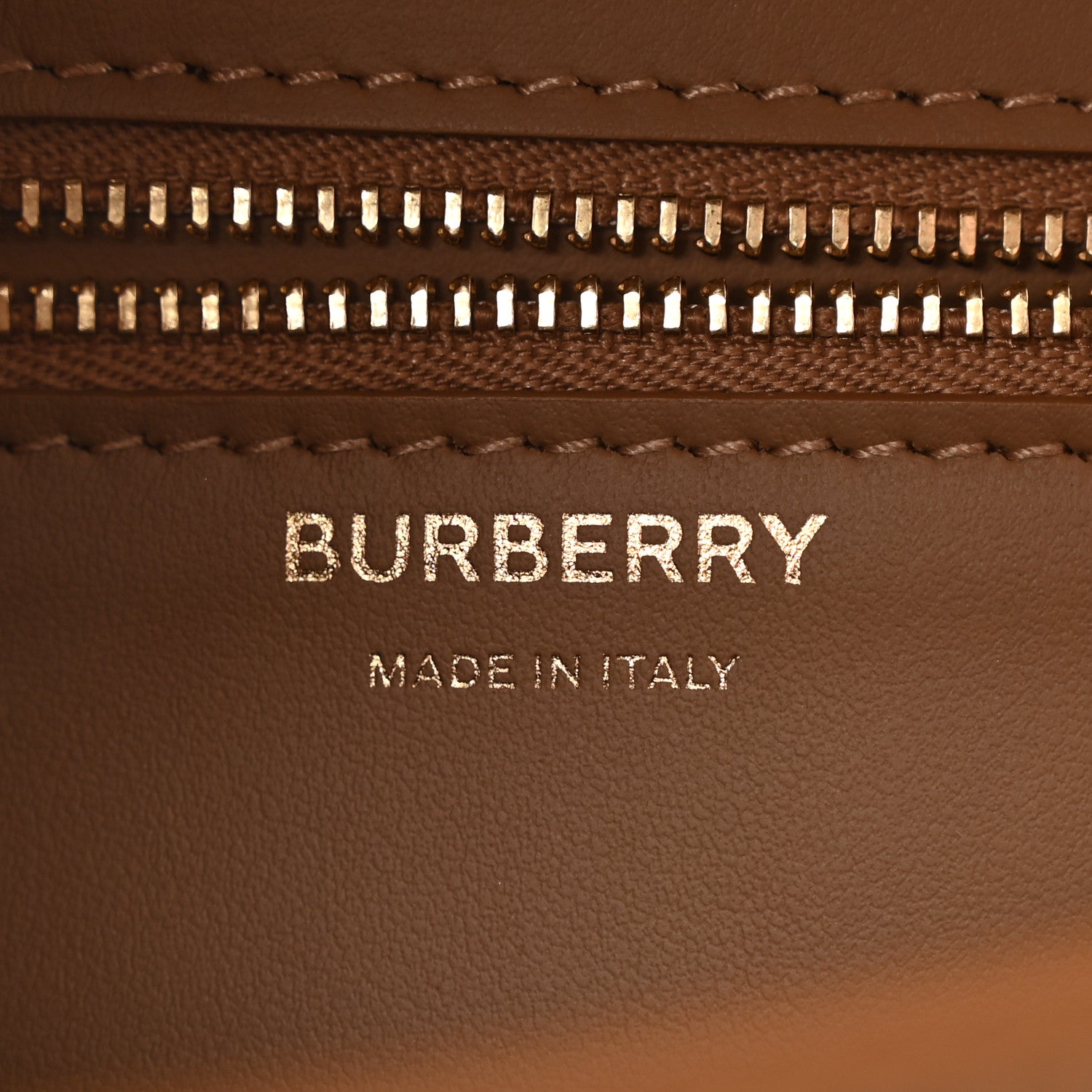 Burberry Grained Calfskin Small TB Bag Camel Alabaster Beige Warm Tan 6 of 9