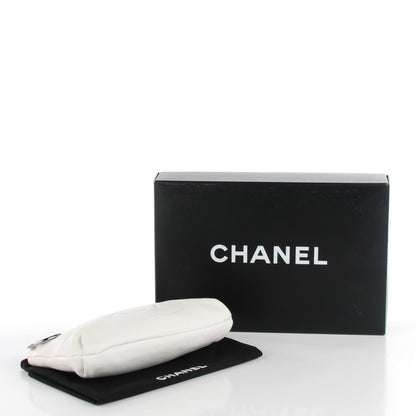 Chanel Lambskin Soft and Chain Pochette White 5 of 16