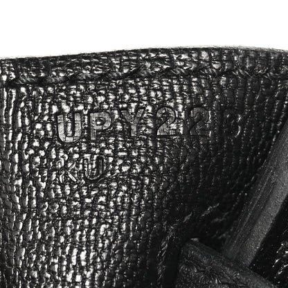 Hermes Togo Birkin 25 Black 6 of 14