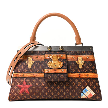 Louis Vuitton Calfskin Transformed Monogram Time Trunk Crown Frame Bag 1 of 9