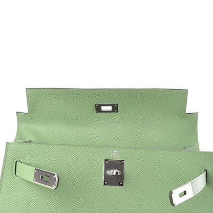 Hermes Epsom Kelly Sellier 32 Vert Criquet 9 of 40