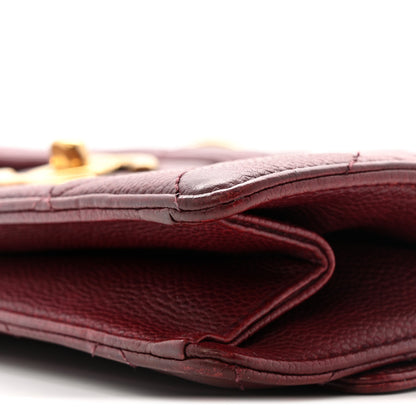 Chanel Caviar Quilted Large Retro Class Flap Burgundy 10 of 15