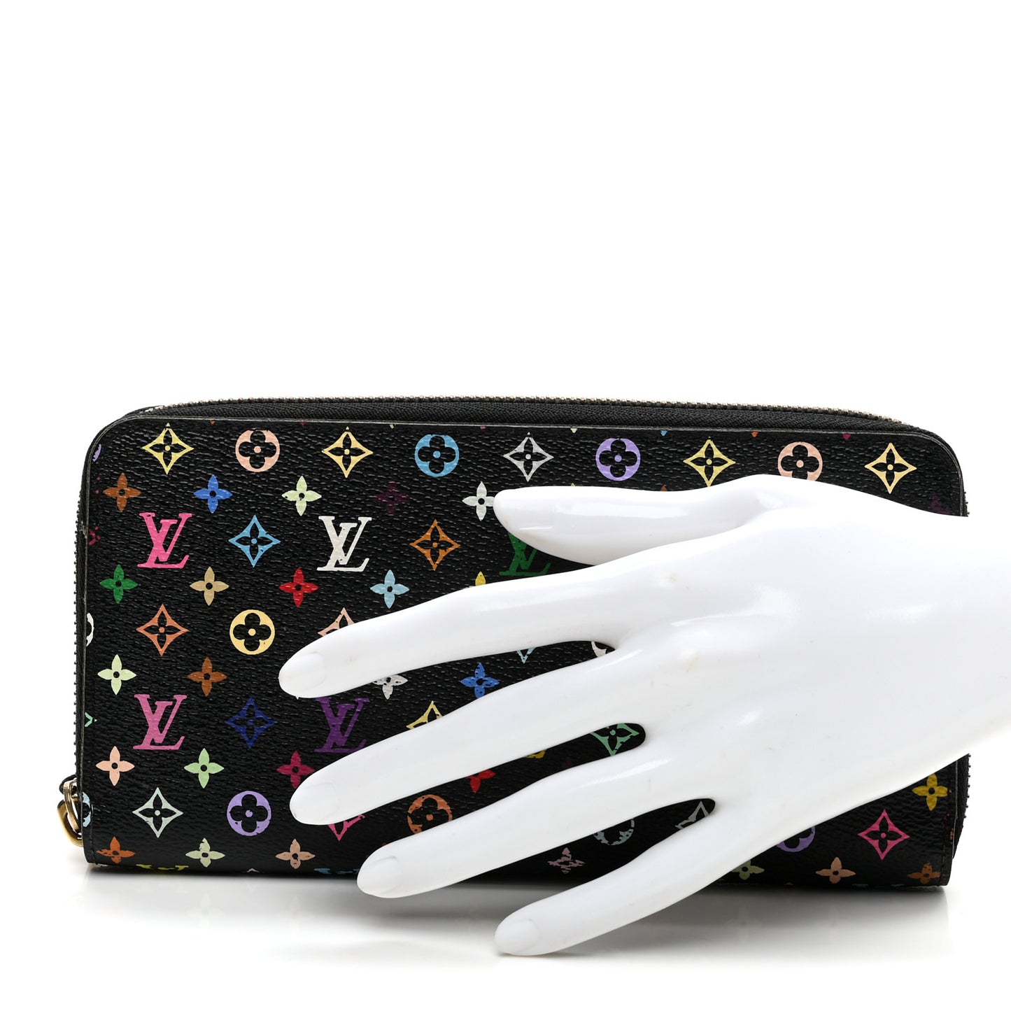 Monogram Multicolor Zippy Wallet Black Grenade