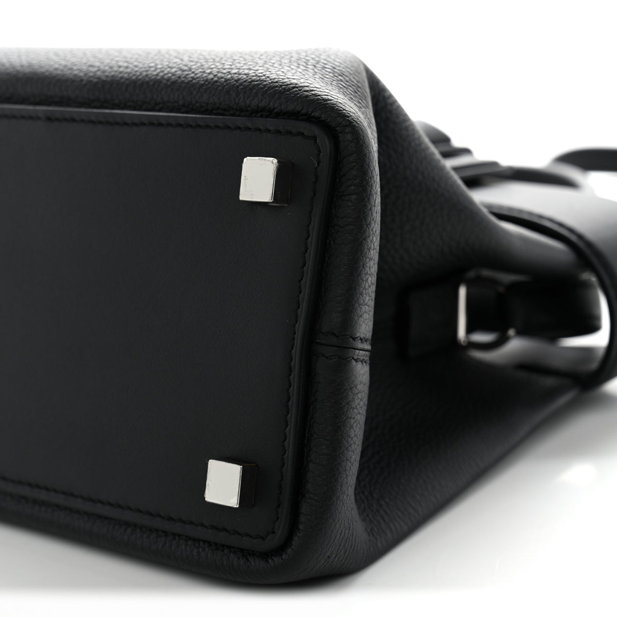 Hermes Togo Swift Medor Bag Black 10 of 10