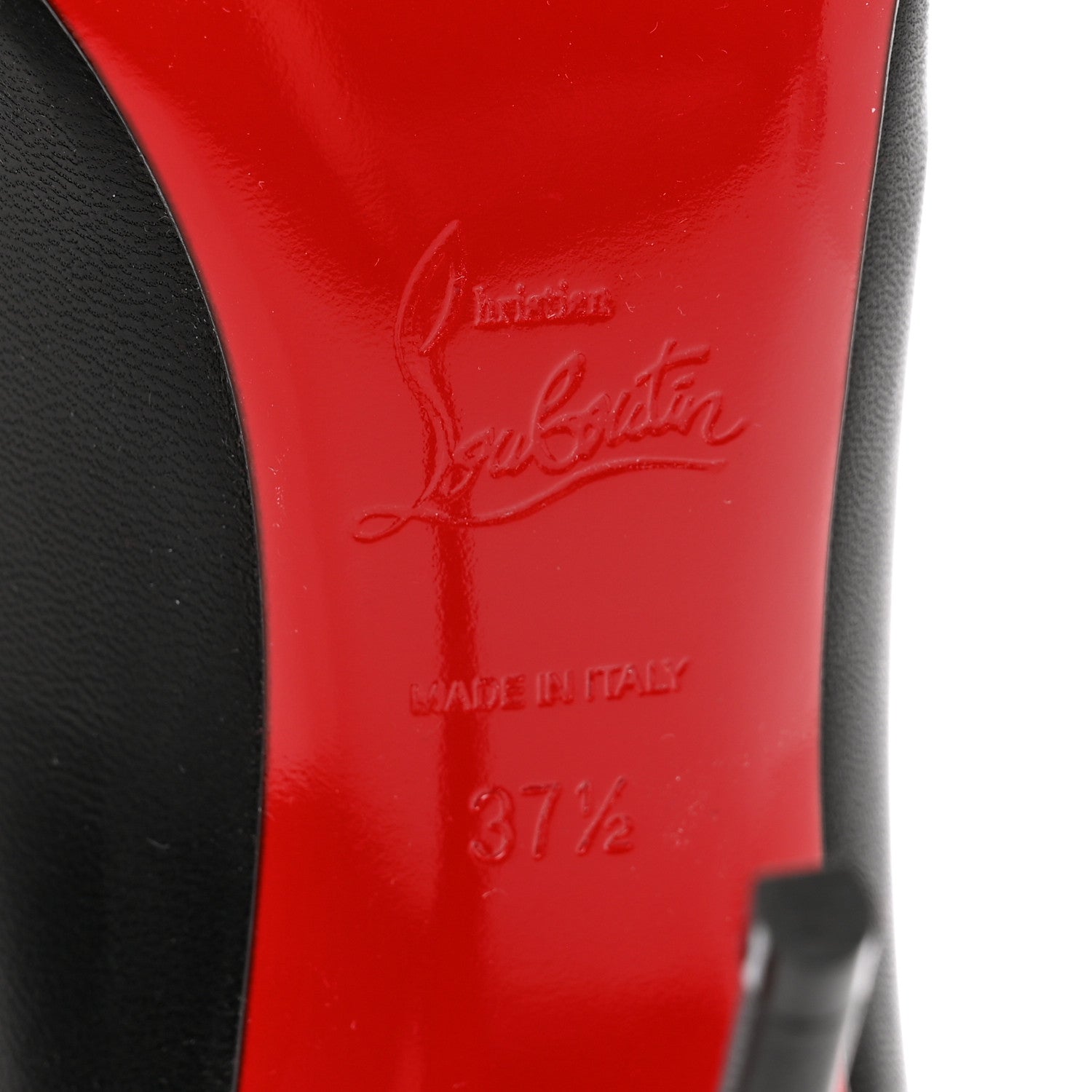Christian Louboutin Kid Pigalle Follies 100 37.5 Black 6 of 16