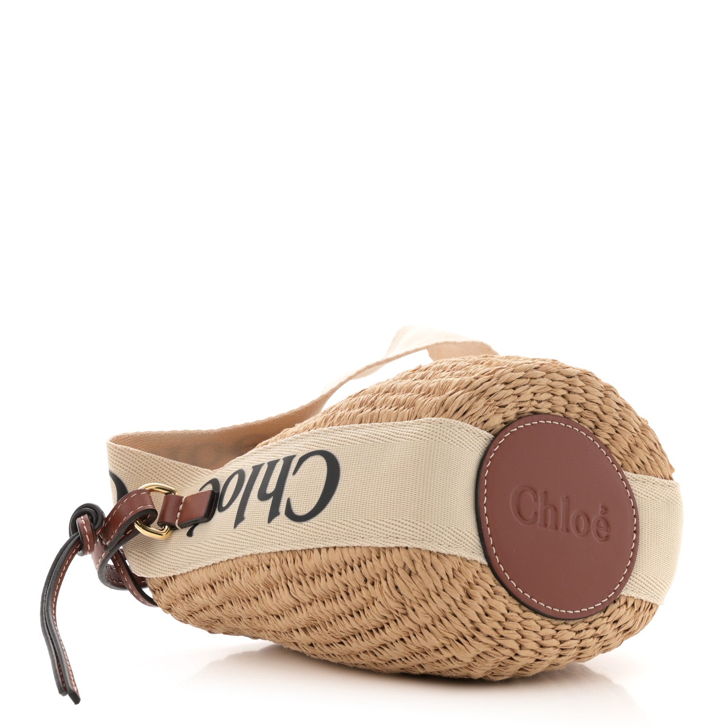 Chloe Natural Woven Fiber Small Woody Basket 4 of 11