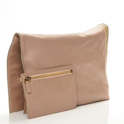 Tom Ford Ramskin Large Alix Padlock Zip Shoulder Bag Blush Nude 3 of 6