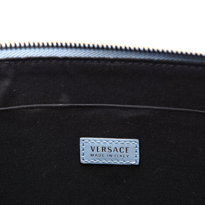 Versace Calfskin Pochette Blue 5 of 10
