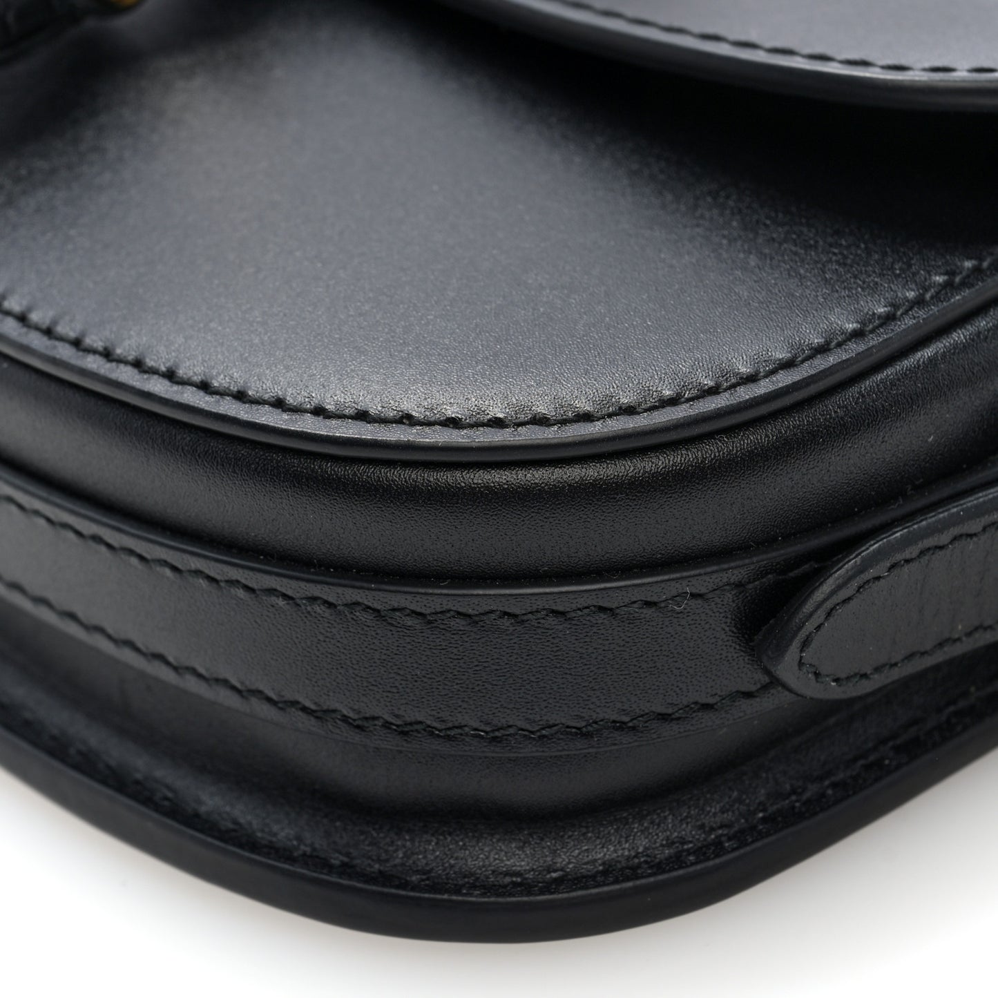 Box Calfskin Mini Bobby Bag Black