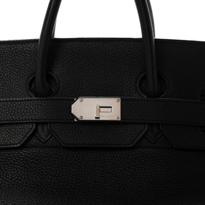 Hermes Togo HAC Travel Birkin 50 Black 7 of 11