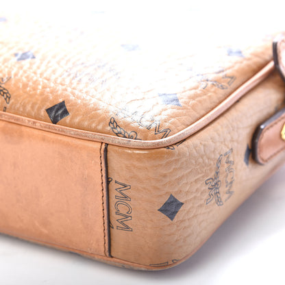 MCM Visetos Medium Heritage Line Camera Crossbody Bag Cognac 12 of 13