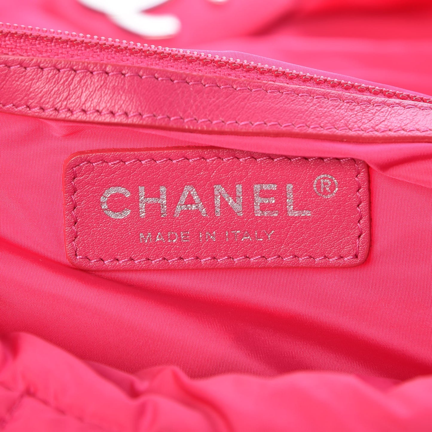 Nylon Vertical Quilted Jumbo Flap Pink