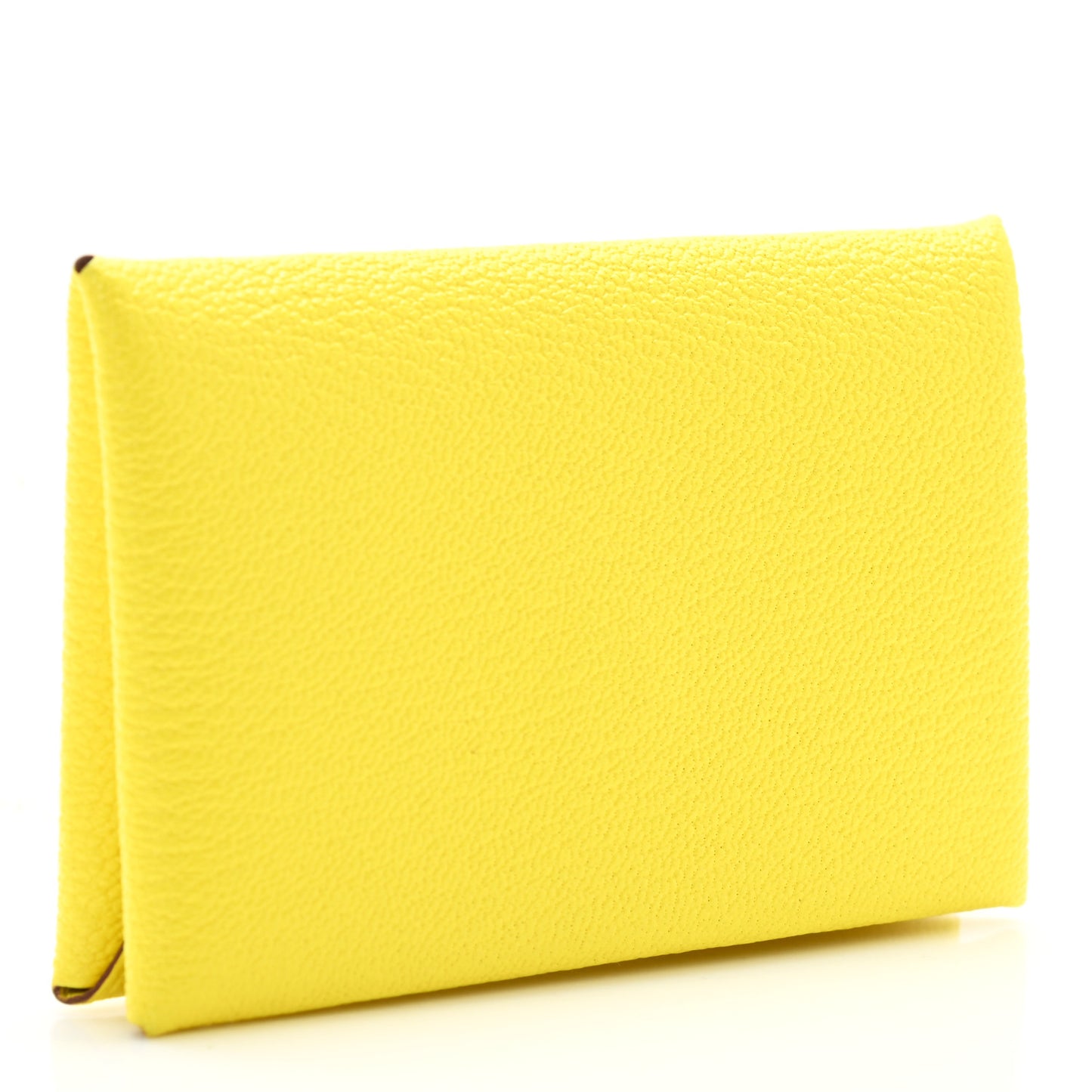 Chevre Mysore Calvi Card Case Lime