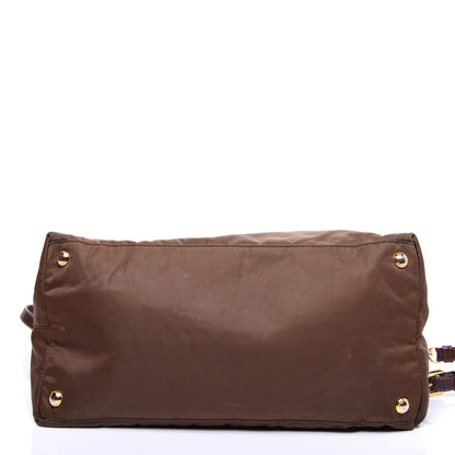 Prada Saffiano Tessuto Nylon Tote Corinto 10 of 16