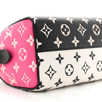 Louis Vuitton Empreinte Monogram Spring in the City Speedy Bandouliere 20 Black White Pink 8 of 11