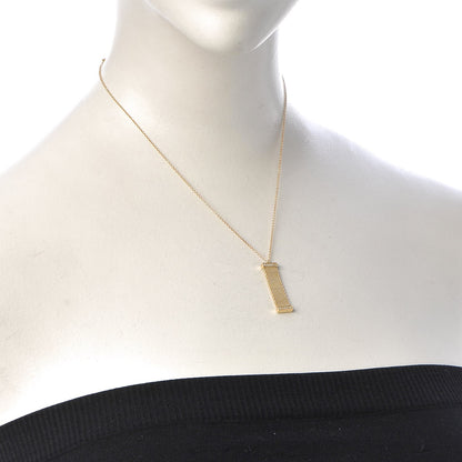 Tiffany 18K Yellow Gold Diamond Somerset Pendant Necklace 2 of 6
