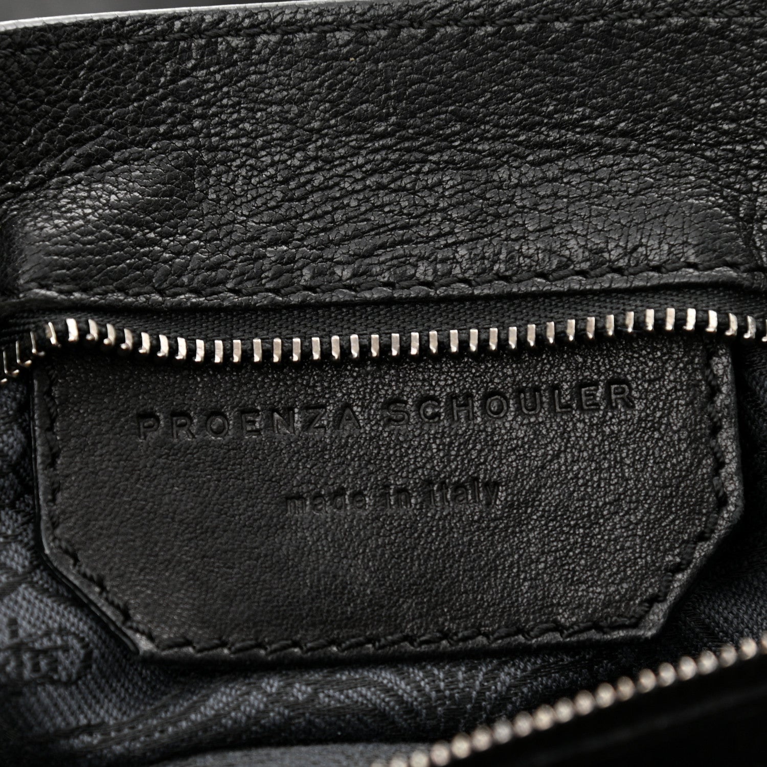 Proenza Schouler Lambskin PS1 Large Satchel Black 6 of 9