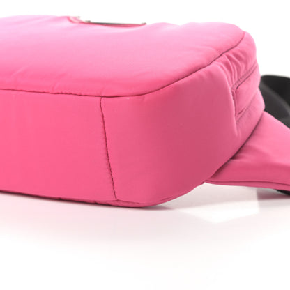 Prada Tessuto Nylon Soft Padded Belt Bag Fuxia 11 of 12