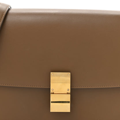 Celine Box Calfskin Medium Classic Box Flap Bag  Camel 9 of 13