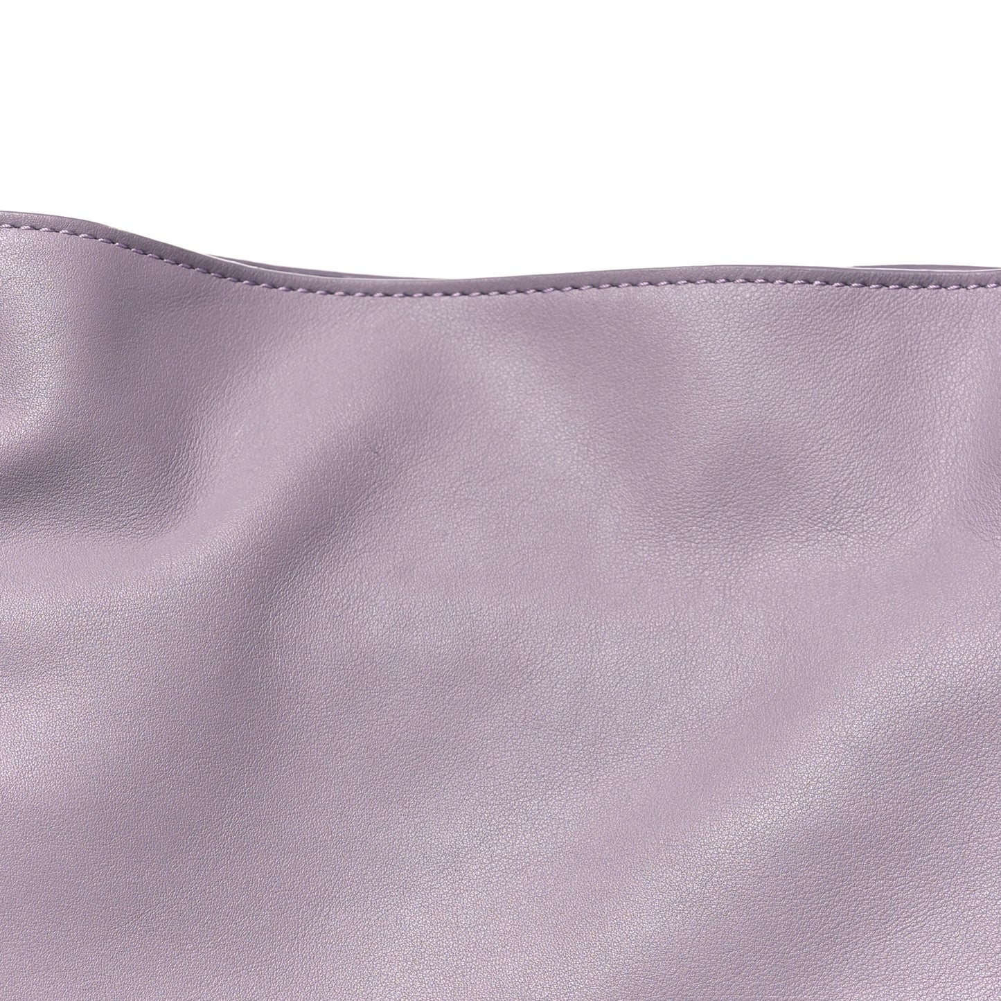Calfskin Monochrome Flamenco Knot Clutch Pale Aubergine Glaze