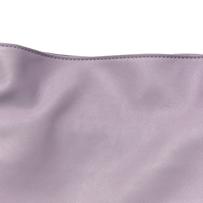 Loewe Calfskin Monochrome Flamenco Knot Clutch Pale Aubergine Glaze 8 of 10