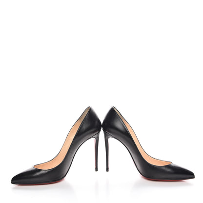 Christian Louboutin Shiny Nappa Pigalle Follies 100 Pumps 37 Black 5 of 17