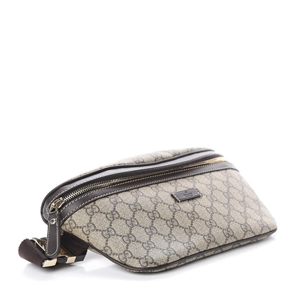 Gucci GG Supreme Monogram Belt Bag Dark Brown 3 of 6
