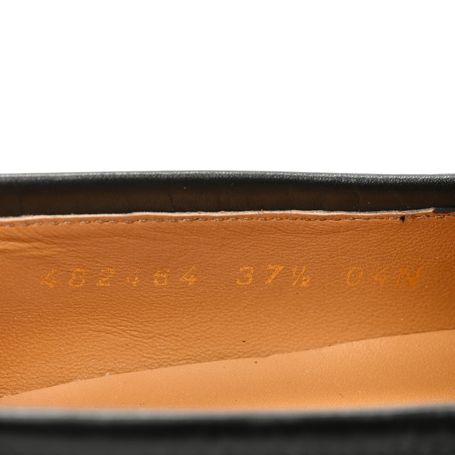 Calfskin Womens Jordaan Loafers 37.5 Black