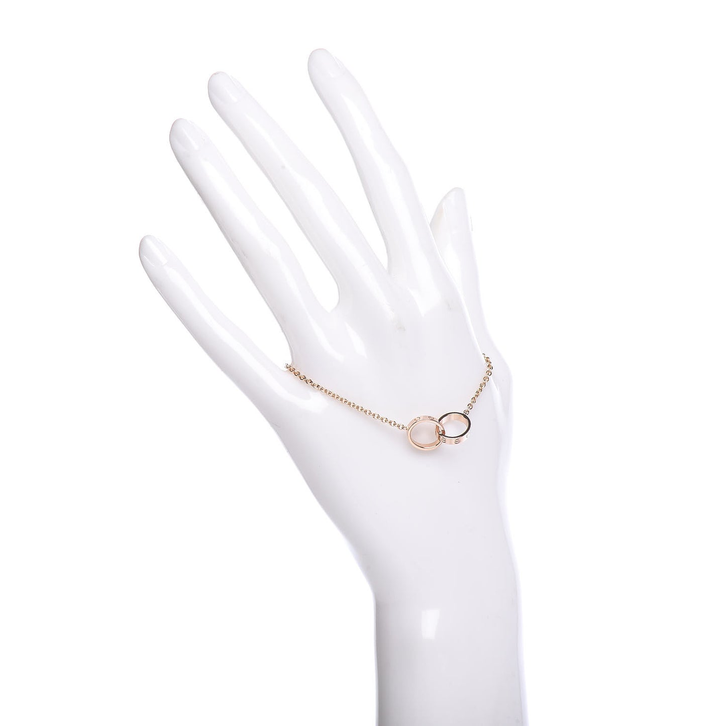 18K Pink Gold Interlocking LOVE Bracelet