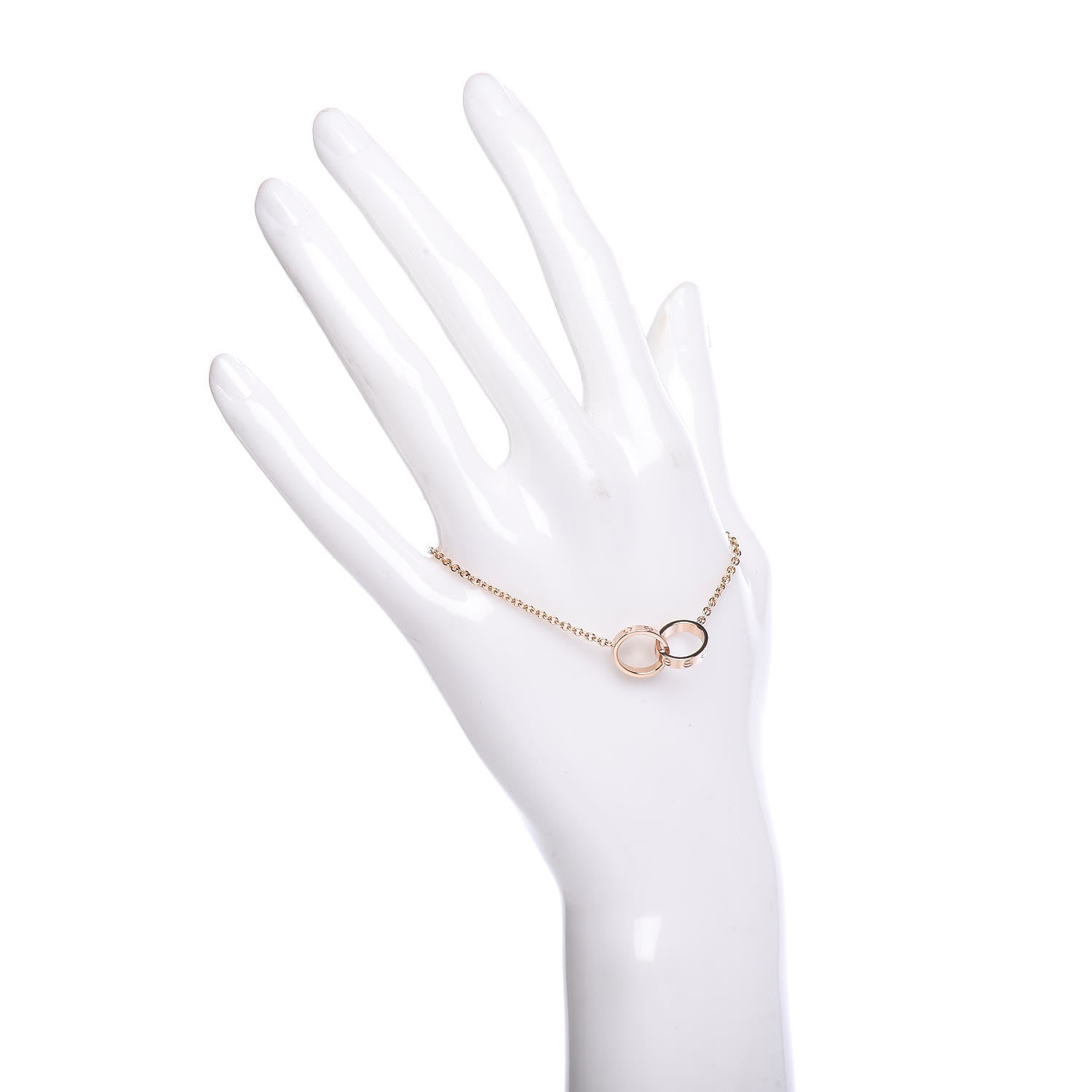 Cartier 18K Pink Gold Interlocking LOVE Bracelet 2 of 5