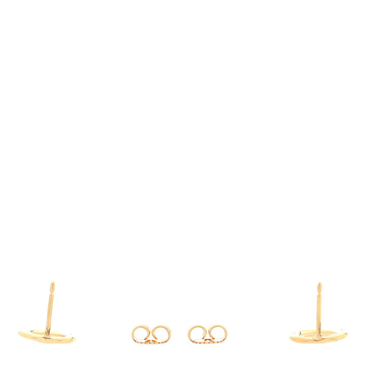 18K Yellow Gold 11mm Elsa Peretti Open Heart Earrings