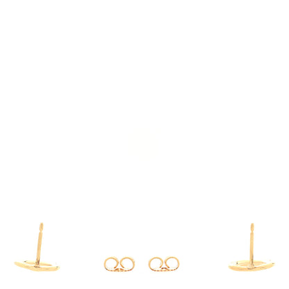 Tiffany 18K Yellow Gold 11mm Elsa Peretti Open Heart Earrings 3 of 4