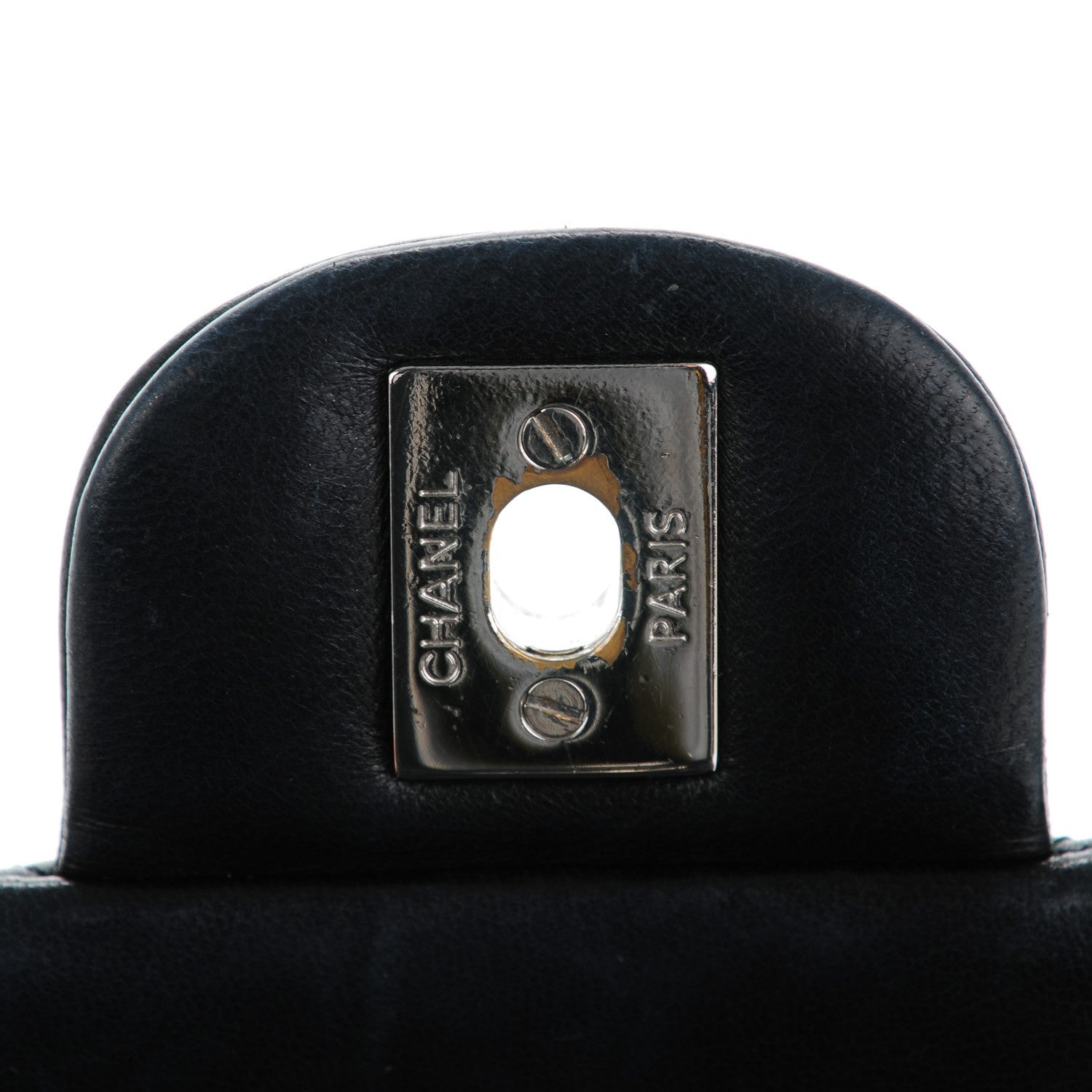 Chanel Lambskin Quilted Mini Square Flap Black 6 of 9