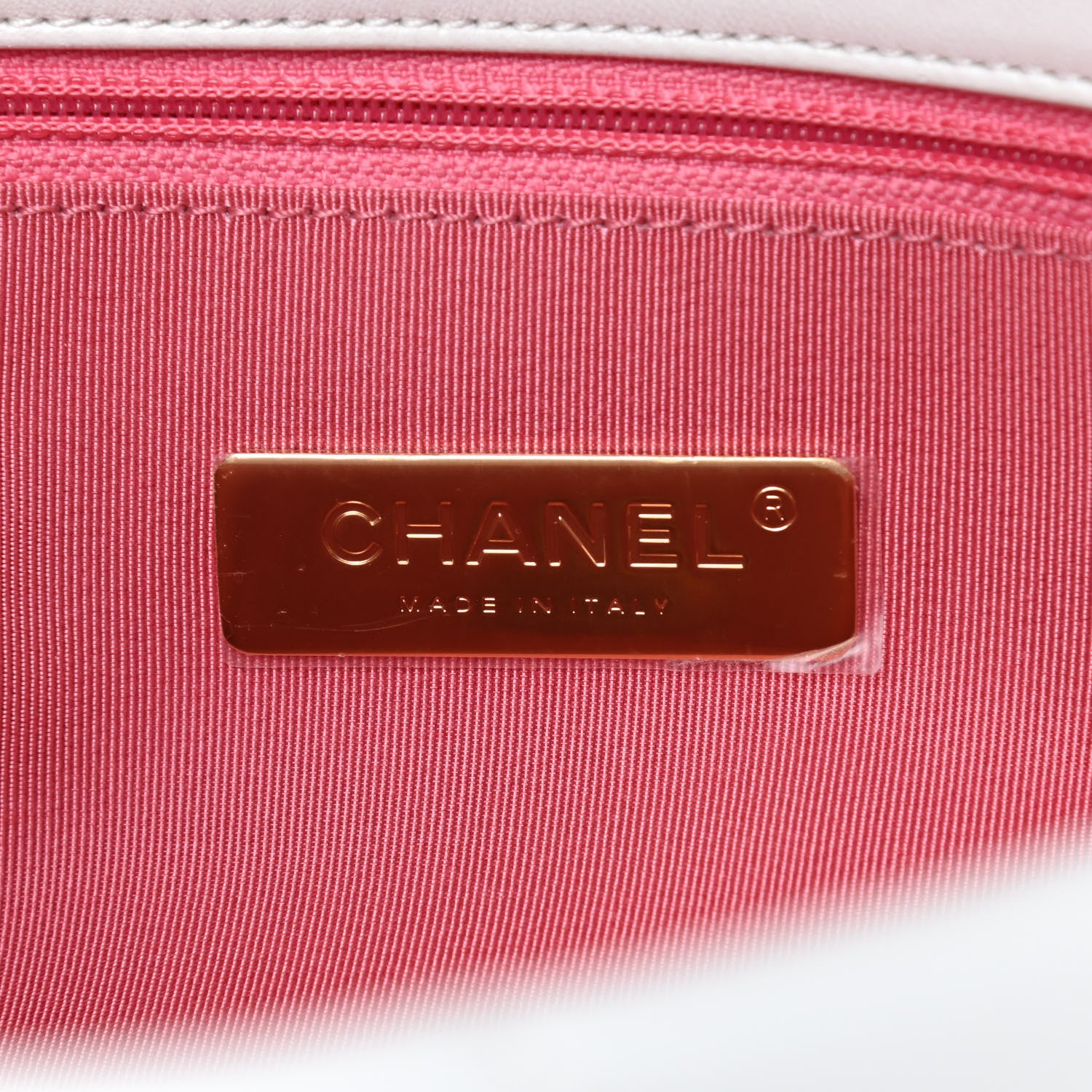 Chanel Lambskin Quilted Medium Chanel 19 Flap White 6 of 11