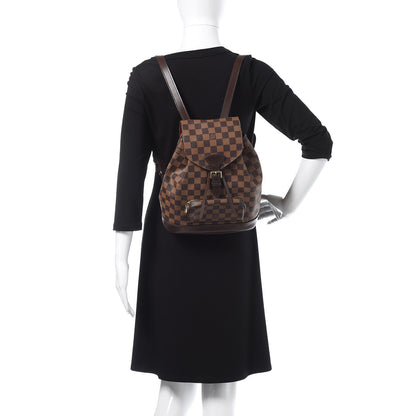 Louis Vuitton Damier Ebene Montsouris MM Backpack 2 of 14