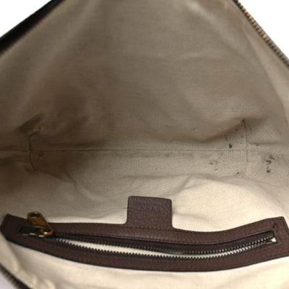Gucci GG Supreme Monogram Web Small Ophidia Half Moon Hobo Brown 5 of 11